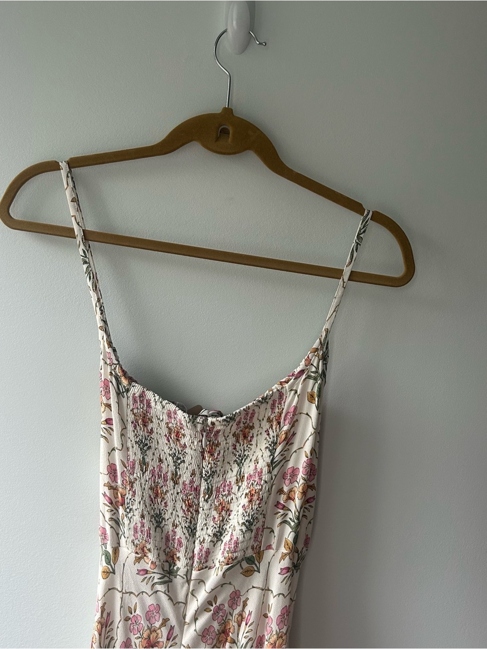 FAVORITE DAUGHTER The One That Got Away Floral Slipdress in White Floral Mosaic - Picture 8 of 11